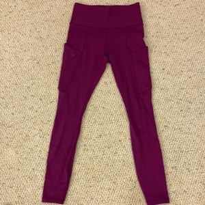 Athlete Magenta Tights XXS